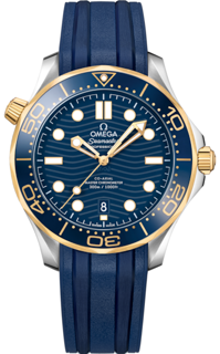 Omega Seamaster Diver 300M 210.22.42.20.03.001 Yellow gold Blue