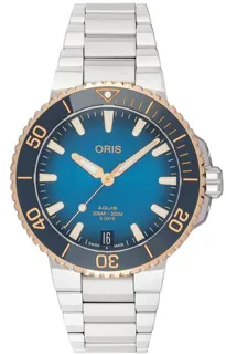 Oris Aquis 01 400 7769 6355-07 8 22 09PEB 41.5mm Stainless steel Blue