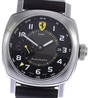 Panerai Ferrari Scuderia GMT FER00009 44mm Stainless steel Black