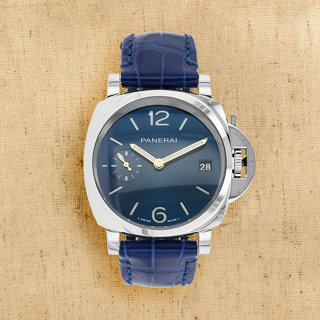 Panerai Luminor Due PAM 01273 38mm Stainless steel blue