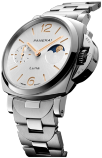 Panerai Luminor PAM 01301 38mm Polished Steel White