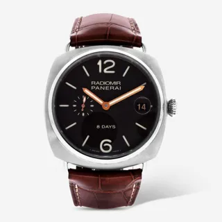 Panerai Radiomir 8 Days PAM 00346 48mm Titanium Brown