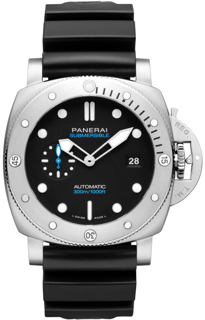 Panerai Submersible PAM 01229 44mm Brushed Steel Black