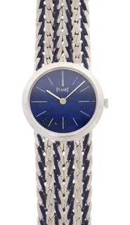 Piaget Vintage 924 E 43 White gold Blue