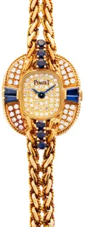 Piaget Vintage 89612N33 22mm Yellow gold Pave Diamond