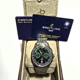 Breitling Premier AB0145371L1A1 Stainless steel Green