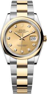 Rolex Datejust 126203-0018 Yellow gold and Stainless steel Champagne