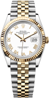 Rolex Datejust 126233-0029 Yellow gold and Stainless steel White