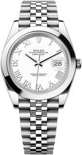 Rolex Datejust 126300-0016 Stainless steel White