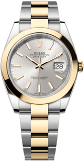 Rolex Datejust 126303-0001 41mm Yellow gold and Stainless steel Silver