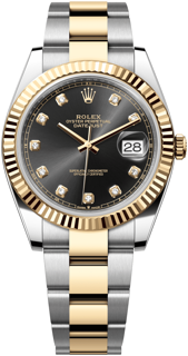 Rolex Datejust 126333-0005 Yellow gold and Stainless steel Black