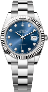 Rolex Datejust 126334-0015 White gold and Stainless steel Blue