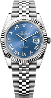 Rolex Datejust 126334-0026 White gold and Stainless steel Blue