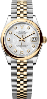 Rolex Datejust 278243-0028 Yellow gold and Stainless steel White