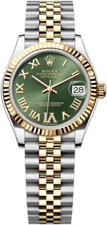 Rolex Datejust 278273-0016 31mm Yellow gold and Oystersteel Green