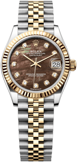 Rolex Datejust 278273-0024 Yellow gold and Stainless steel Black