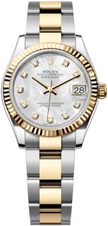 Rolex Datejust 278273-0027 31mm Yellow gold and Stainless steel White