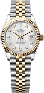 Rolex Datejust 278273-0028 Yellow gold and Stainless steel White