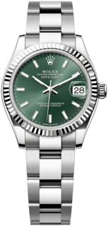 Rolex Datejust 278274-0017 White gold and Stainless steel Green