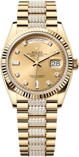 Rolex Day-Date 128238-0026 Yellow gold Champagne