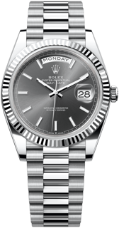 Rolex Day-Date 228236-0013 Platinum Gray