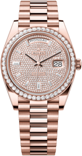 Rolex Day-Date 228345RBR-0002 Rose gold White