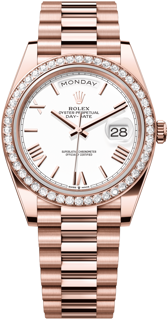 Rolex Day-Date 228345RBR-0012 Rose gold White