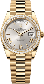 Rolex Day-Date 228348RBR-0007 Yellow gold Silver