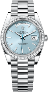 Rolex Day-Date 228396TBR-0039 Platinum Blue