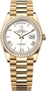 Rolex Day-Date 36 128348rbr-0064 Yellow gold White