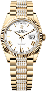 Rolex Day-Date 36 128238-0114 36mm Yellow gold White