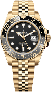 Rolex GMT-Master II 126718GRNR-0001 Yellow gold Black