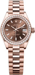 Rolex Lady-Datejust 279135RBR-0005 Rose gold Brown