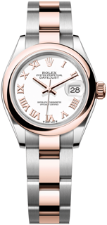 Rolex Lady-Datejust 279161-0022 Rose gold and Stainless steel White