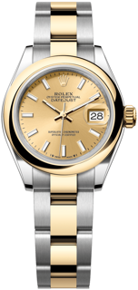 Rolex Lady-Datejust 279163-0002 Yellow gold and Stainless steel Champagne