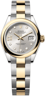 Rolex Lady-Datejust 279163-0004 28mm Yellow gold and Stainless steel Silver