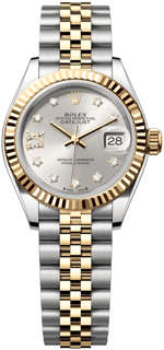 Rolex Lady-Datejust 279173-0003 28mm Yellow gold and Stainless steel Silver