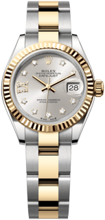 Rolex Lady-Datejust 279173-0004 28mm Yellow gold and Stainless steel Silver