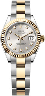 Rolex Lady-Datejust 279173-0008 28mm Yellow gold and Stainless steel Silver