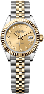 Rolex Lady-Datejust 279173-0009 Yellow gold and Stainless steel Champagne