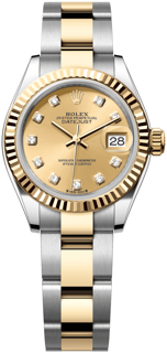 Rolex Lady-Datejust 279173-0012 28mm Yellow gold and Stainless steel Champagne