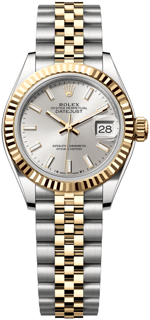 Rolex Lady-Datejust 279173-0019 Yellow gold and Stainless steel Silver