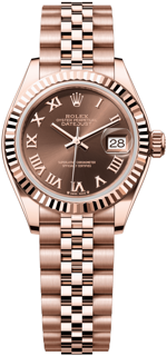 Rolex Lady-Datejust 279175-0015 28mm Rose gold Brown