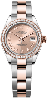 Rolex Lady-Datejust 279381RBR-0026 Rose gold and Oystersteel Pink