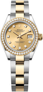 Rolex Lady-Datejust 279383RBR-0012 Yellow gold and Stainless steel Golden