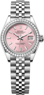 Rolex Lady-Datejust 279384RBR-0001 White gold and Stainless steel Pink