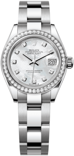 Rolex Lady-Datejust 279384RBR-0012 White gold and Stainless steel White