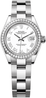 Rolex Lady-Datejust 279384RBR-0020 White gold and Stainless steel White