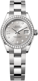 Rolex Lady-Datejust 279384RBR-0022 White gold and Stainless steel Silver