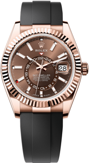 Rolex Sky-Dweller 336235-0002 Rose gold Brown